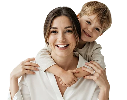 Mutlu anne ve çocuk